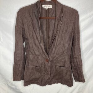 Meadow Rue Brown Blazer